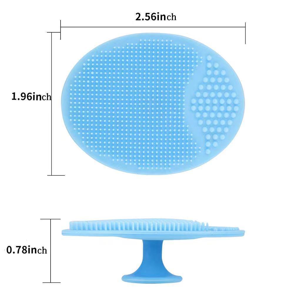 Soft Oval Silicone Face & Baby Shampoo Brush
