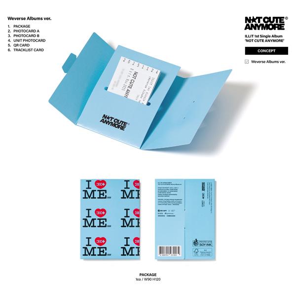 ILLIT - 1st Single Album [NOT CUTE ANYMORE] (Weverse Albums ver.)