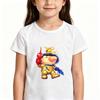 100% Cotton Game Pikmin Children's T-Shirt Cartoon Graphic Printing Tees Funny Casual Kids Top Soft O-Neck Short Sleeve Summer