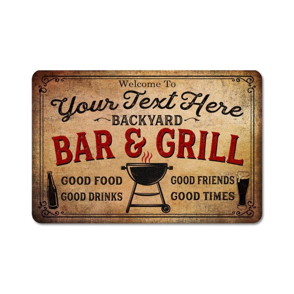 Personalized Custom Metal Sign Outdoor Wall Art Bar Pub Garage Man Cave Decor