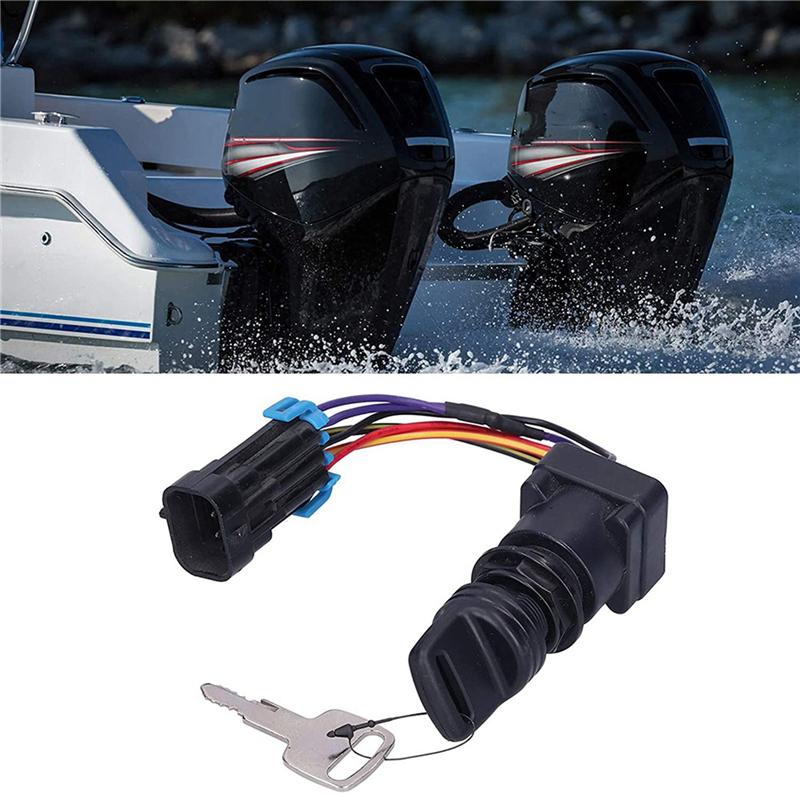 2X Outboard Ignition Switch Key Kit 893353A03 Replacement Parts Fit For Mercruiser DTS Boat Accessory