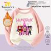 K-Pop Demon Hunter Girl Group Children's Hoodie - Stylish Autumn/Winter Base Layer Shirt