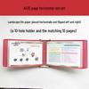 A4 Wall-Mounted 10-Page Swivel Display Folder/Document Holder