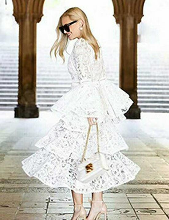Available 2025: Stylish European & American Celebrity Slim Lace Pantsuit Set