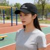 New Four-Season Short-Brim Letter Color Block Casual Baseball Cap Breathable Duckbill Soft-Top Sun Hat for Men and Women Outdoor