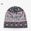 Unisex Paisley Cotton Cuffed Beanie: Spring/Summer Double Layer Stretch for Trendy Street Dance Fashion