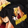 Retro Anime T-Shirt, Unisex Heavy Cotton Tee, Golden Boy, Kintaro Oe, Waifu Shirt, Manga Tee