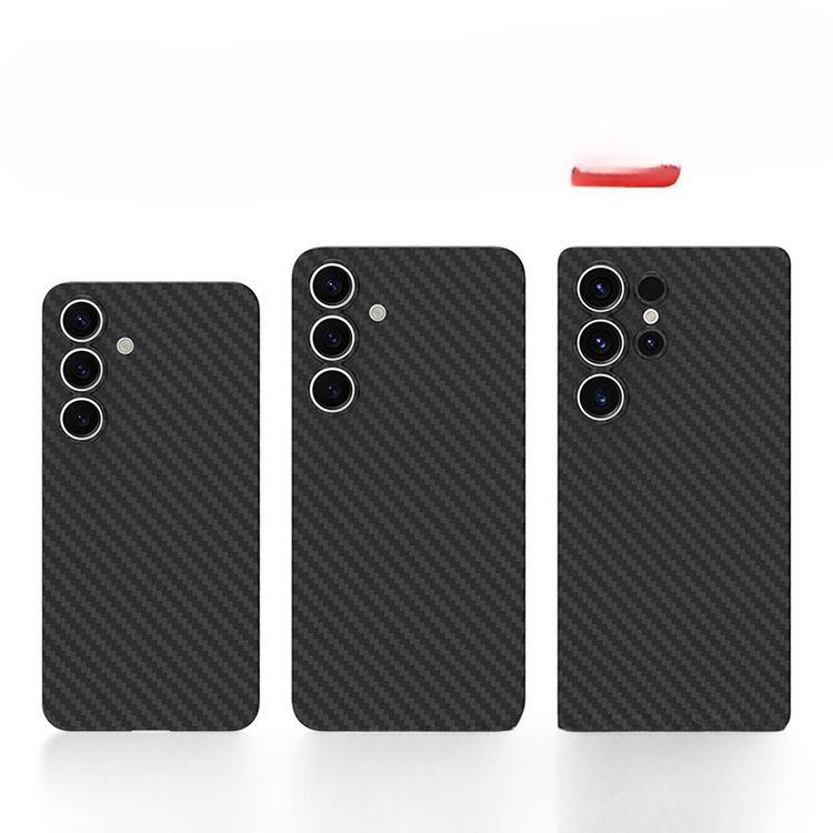 Suitable for Samsung S25ultra Ultra Thin Kevlar Carbon Fiber Pattern Pp Mobile Phone Case Full Inclusive S24