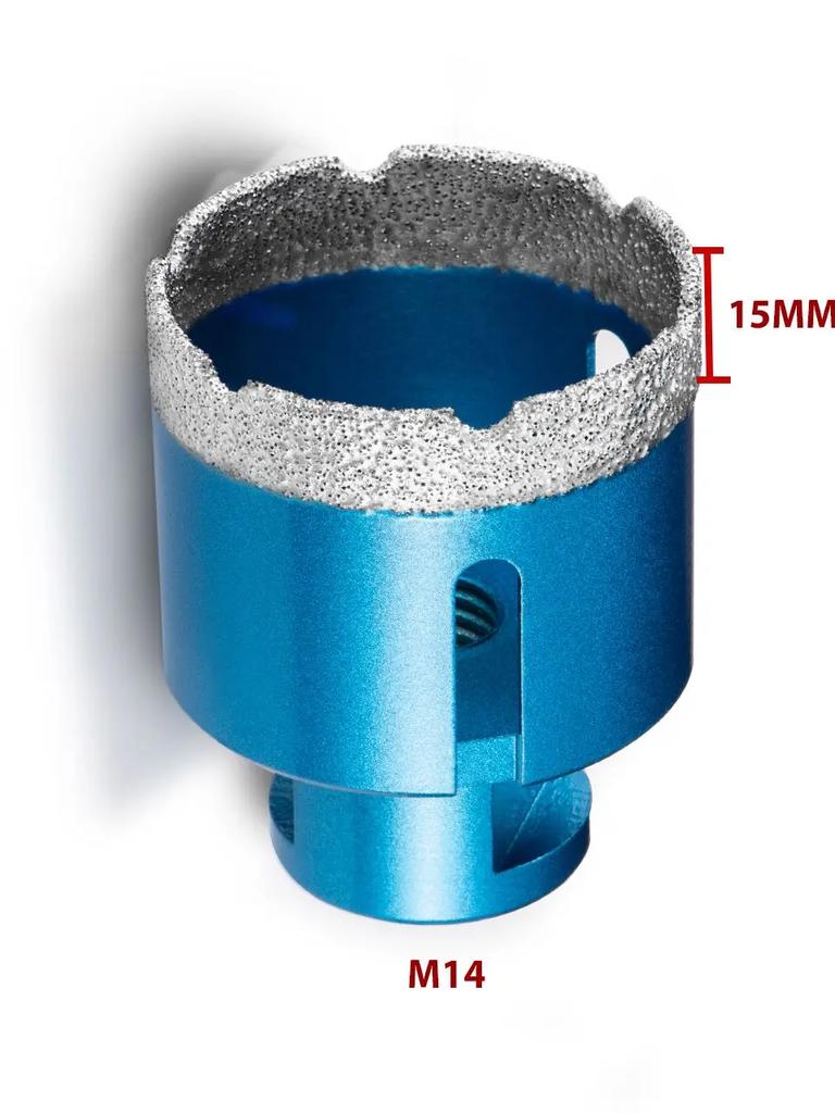 1 buc. 6-70mm filet M14 diamant uscat, lipite în vid, miez de foraj, gresie porțelan, coroane, granit, marmură, ferăstrău cu gaură.