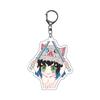 Anime Demon Slayer Kimetsu No Yaiba Llavero Anillo Dibujos Animados Kamado Tanjirou Kamado-Nezuko Tomioka Giyuu Figura de Acción Modelo Regalo