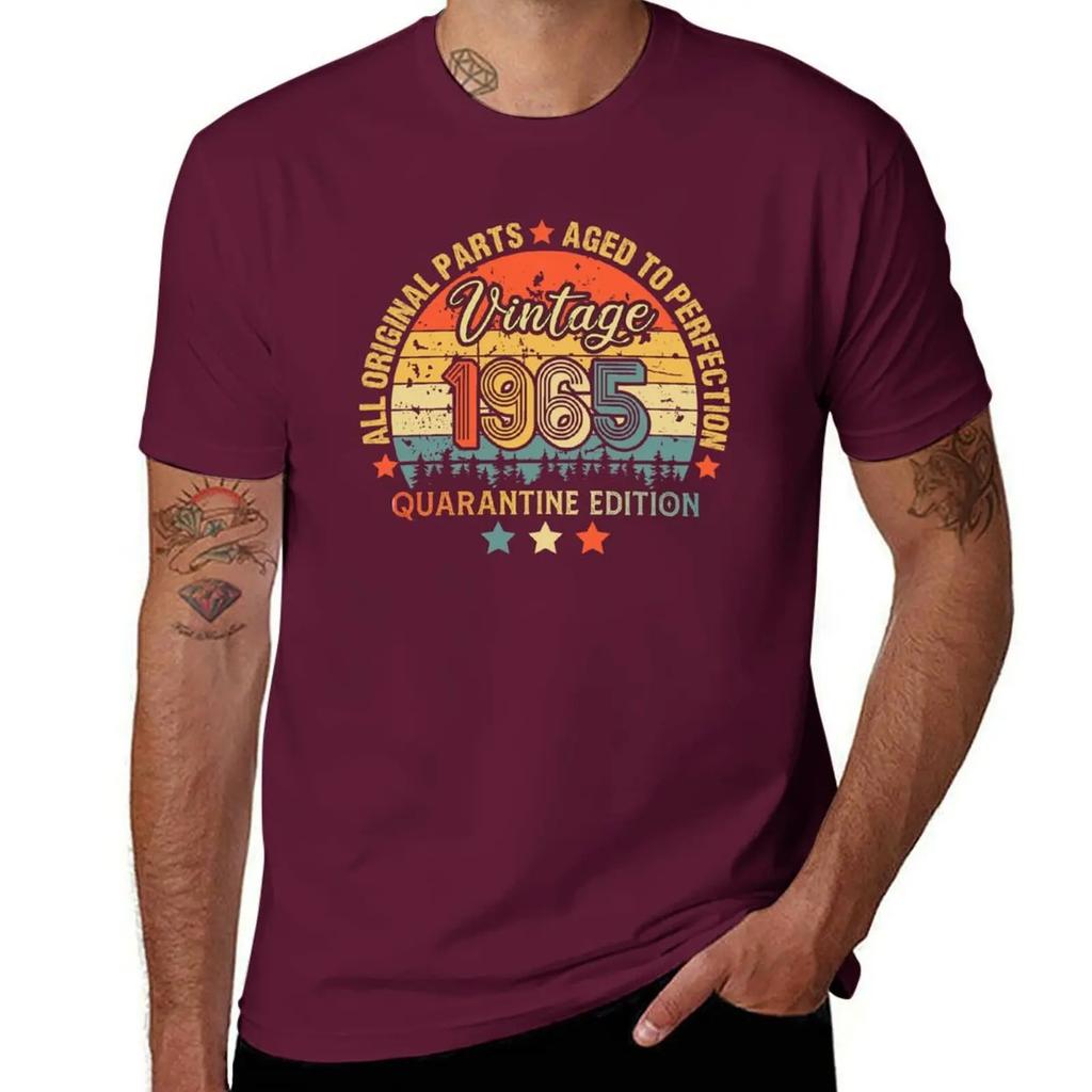 1965 Quarantine Birthday 56th Quarantine Birthday, All Original parts Aged To Perfection, gift for Born In 1965 / Funny T-Shirt