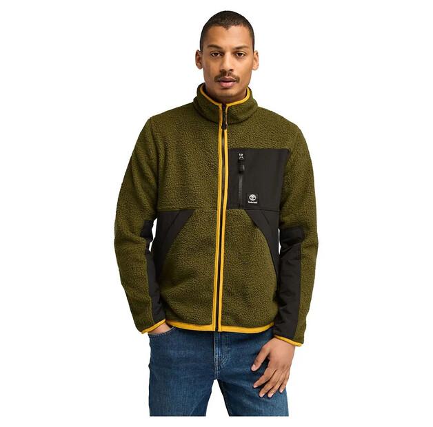 Timberland Fleece with Zipper Sherpa Mix Media