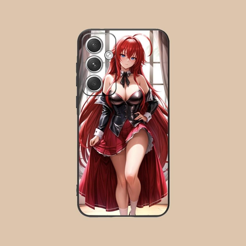 

DXD Rias Gremory Mobile Cell Phone Case for Samsung Galaxy S24 S23 S22 S21 S20 S10 S9 Plus FE Ultra Lite Black Phone Cover Funda Galaxy S9 Plus