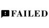 Printtoo Failed Self Inking Rubber Stamp Pre-Inked Office Stamp- Home Office Business Stationery, Black- 42 X 9