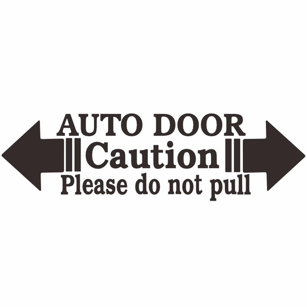 Premium Auto Tür Vorsicht Bitte Nicht Ziehen Aufkleber Zuverlässig und Langlebig!