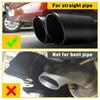 Dula Exhaust Pipe Car Tail Rear Throat Muffler Tip Stainless Steel Accessories