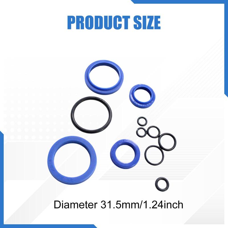 Manual Pallet Truck Hydraulic Parts Rubber Oil Seal Set Forklift Repair Kit for Pallet Lift and Sealing Performance