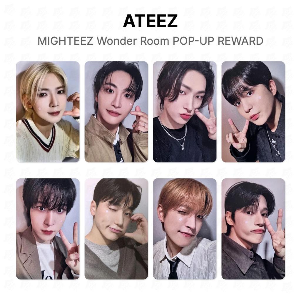 ATEEZ MIGHTEEZ Wonder Room POP-UP REWARD Official Photocard