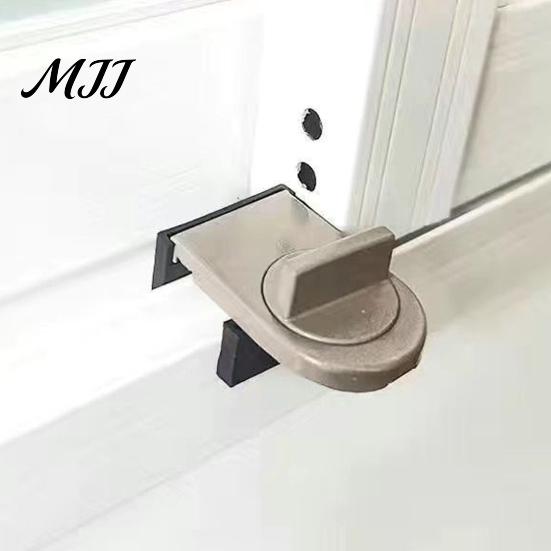 Easy Install Sliding Lock Window Lock, Door Security Stopper for Child Safety, Vertical Wedge Home Doors and Windows Track Bar
