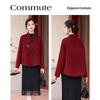 Watery Years Women's New Chinese Style Short Wool Coat