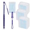 Electrostatic Fluffy Fiber Duster Set for Household and Kitchen
