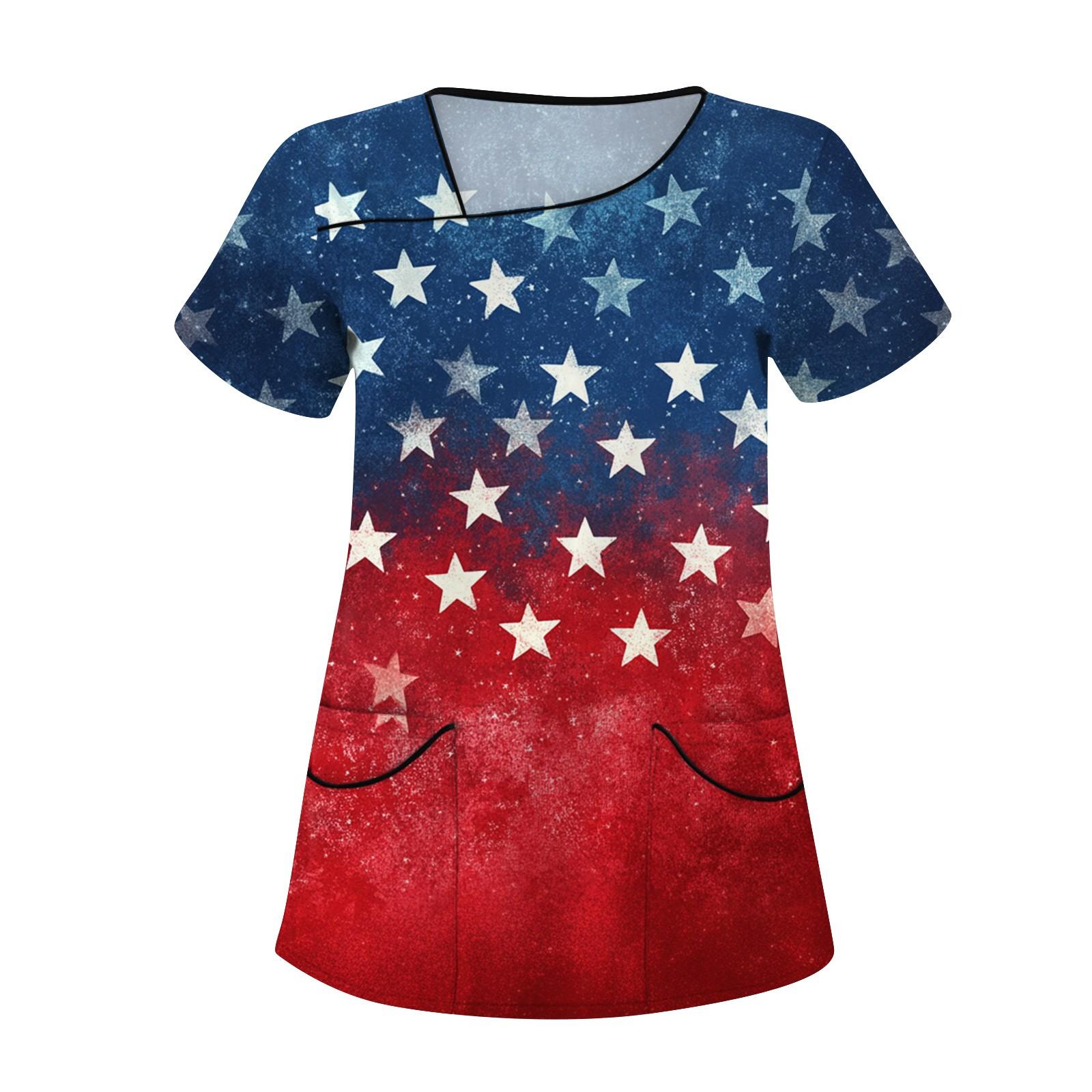 

Women s Printed Work Clothes, Sloping Collar And Double Layer Pockets, Basic Top Pullover XXXXL винний