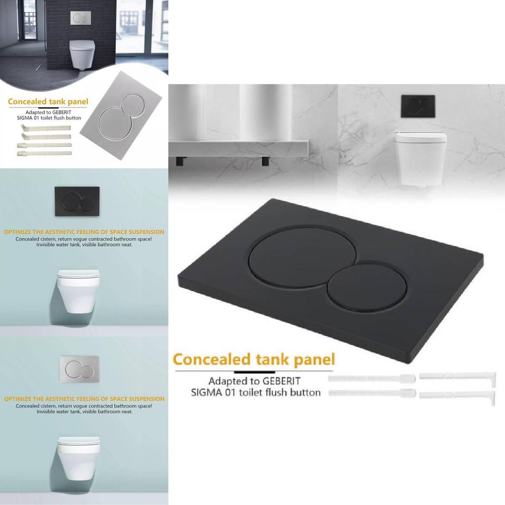 Geberit Sigma 20 Alpha 15 Delta 21 Modern Minimalistisch WC-Spülplatte Stilvolles Design Mit Handdrucksteuerung
