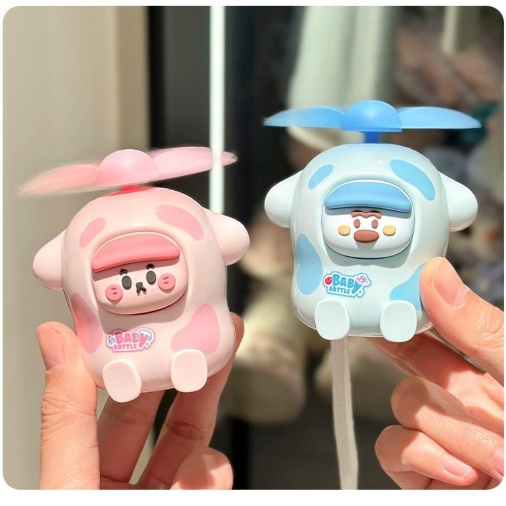 Safe for Children 3 Speed Adjustable Mini Fan Handheld Portable Small Fan Child-Safe Blades Kids Fan Travel