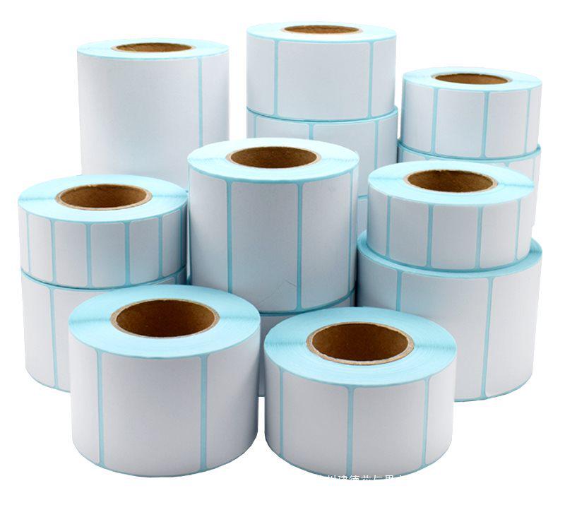 Durable Thermal Paper Labels 60x40mm Self-Adhesive Barcode Stickers - 20, 30, 50, 70, 80, 100E Postal Options