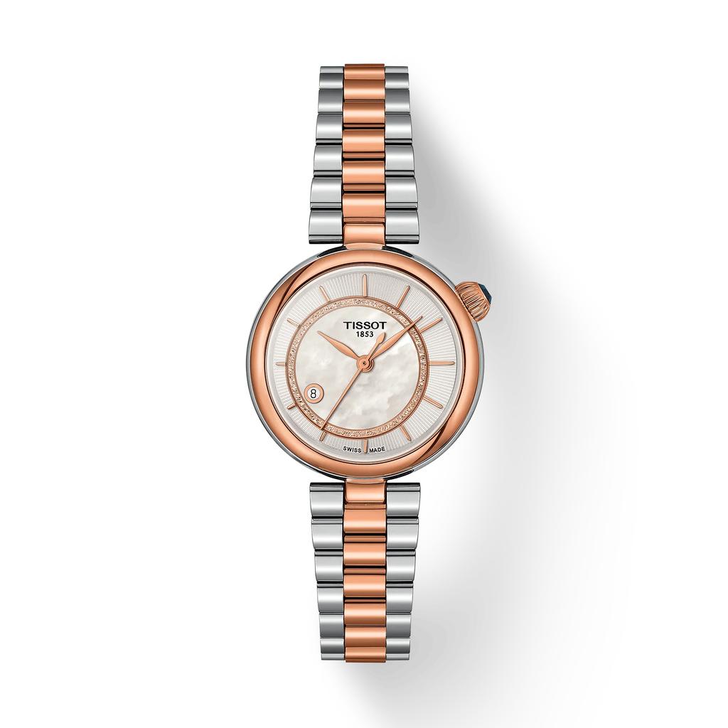 Tissot Stainless Steel white mother of pearl Dial Men's Fashion Watch T152.207.22.111.00