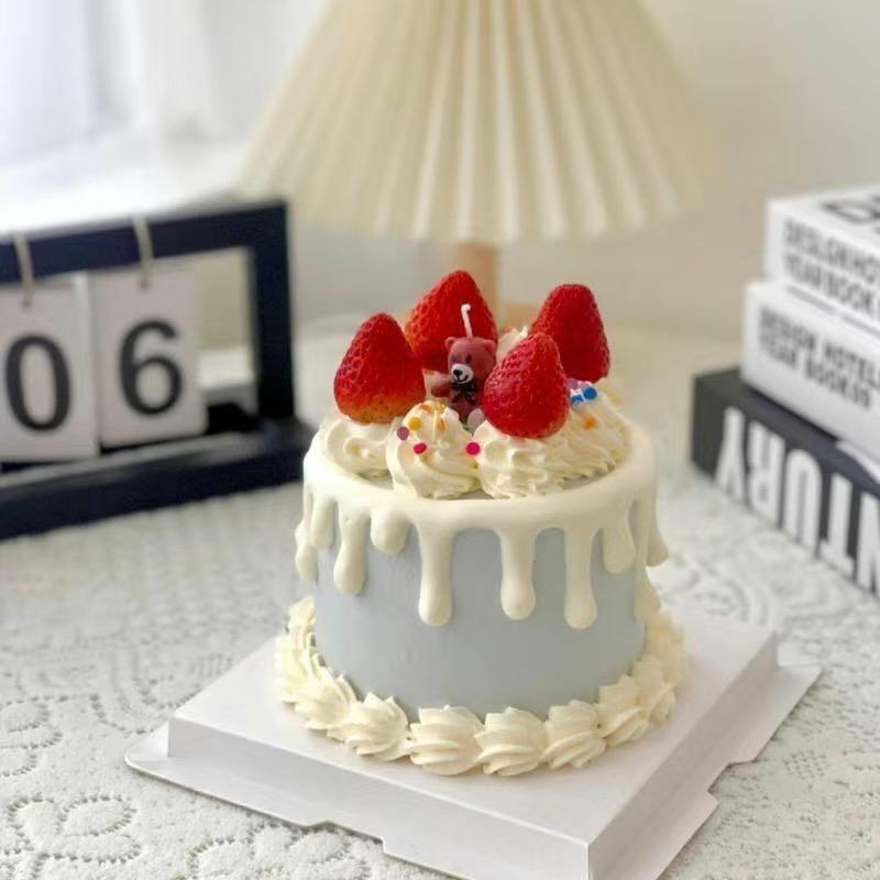 Simulation Cake Model Fake Birthday Cake Sample Cake Shop Showcase Display Decoration Birthday Party Crafts Photography Props