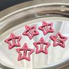 10Pcs Girl Hairpin Versatile Star-Shaped BB Clips Macaron Color Small Hair Pins Stable Hold Hair Accessories