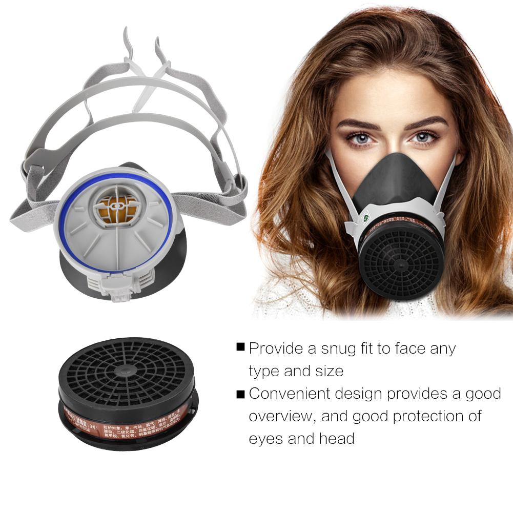 Half Facepiece Reusable Respirator Anti Toxic Protective Mask