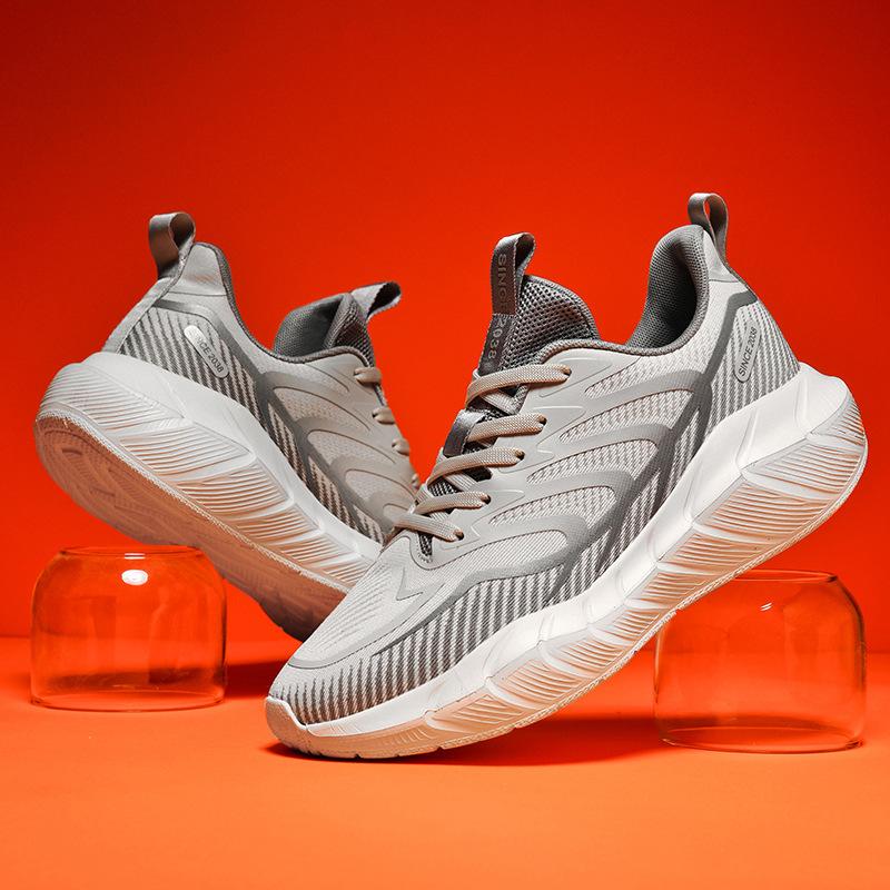2025 new large size fashion cushioning running shoes men's light running trend breathable sports shoes training men's running