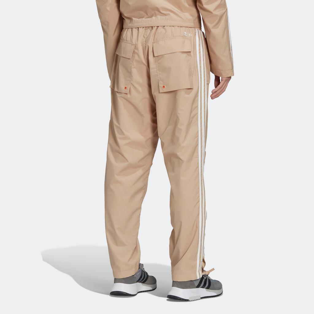 adidas Originals Parley Tp Logo Print Three-Stripes Detail Joggers Men Bottoms Khaki HL9400
