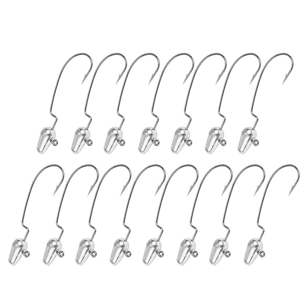 3Bag Crank Heads Hook Artificial Lure Bait Outdoor Sport Fishing Accessories