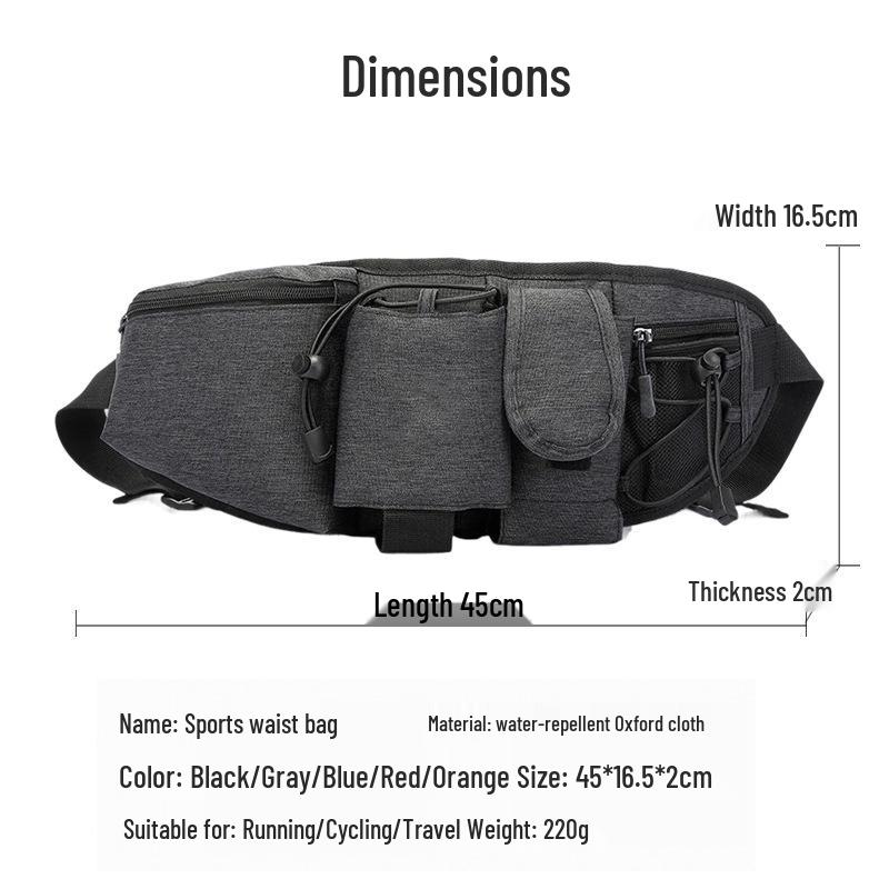 Kettle Sports Hüfttasche: Multifunktionale Lauf- & Radtasche für Männer und Frauen