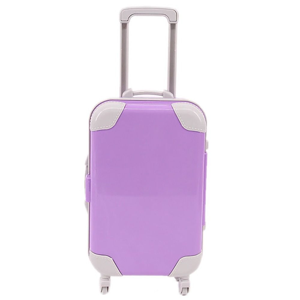 Creative Scene Model For 18Inch Miniature Luggage Doll Trolley Trunk Playing House Dolls Accesories