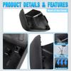 Exterior Rear View Mirror Cover Cap Left Driver Side, 2018-2023 Compatible with Jeep Wrangler JL, Exterior Rear View Mirror Housing Door Wing Mirror