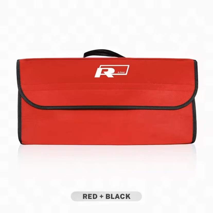 Car Trunk Organizer Box Large Capacity Folding Storage Bag For VW Tiguan Golf Polo GTI GTD CC Touran Beetle Arteon Jetta Hub Cap