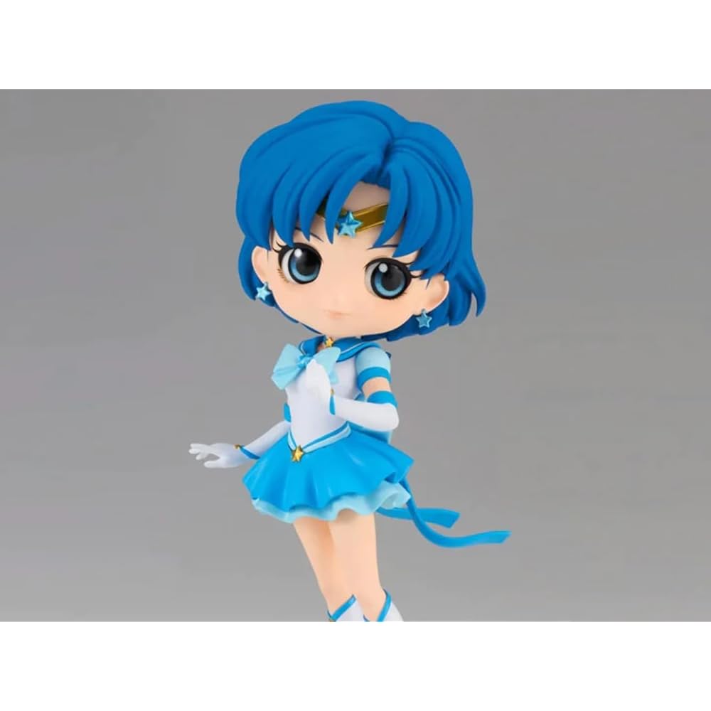 Bandai Spirits Sailor Moon Cosmos Eternal Sailor Mercury Figure Q Posket Collectible Toy