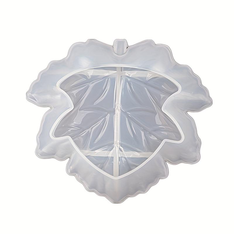 3D Maple Leaf Ash Tray Resin Mold Silicone Large Tray Resin Casting Mold Jewelry Container Art For DIY Resin Coasters, Cup Mats,