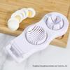 Dual-Function ABS Egg Slicer & Separator - Household Tool for Salted Duck Eggs