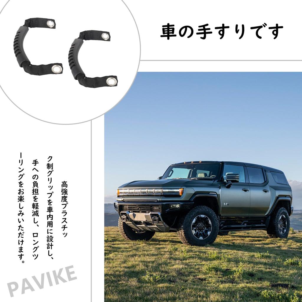 PAVIKE Haltegriff für Auto (2 Stück) Haltegriff für Beifahrer auf dem Rücksitz