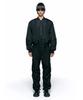 Insilence Glossy Metal Bomber Jacket Black