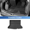 for Honda WR-V WRV 2025 Car Floor Mats Car Interior Accessories Cargo Liner Trunk Mat TPE Protection Pad Only Fit Right Rudder