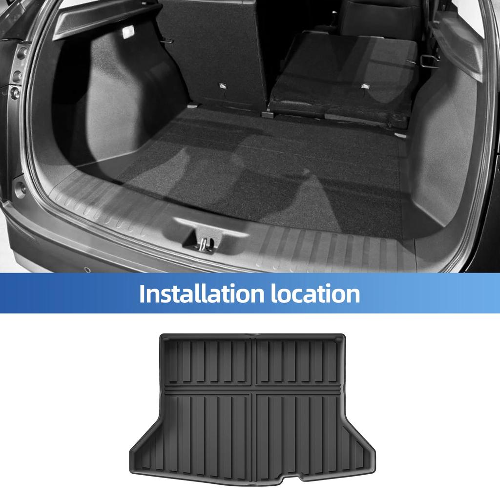 for Honda WR-V WRV 2025 Car Floor Mats Car Interior Accessories Cargo Liner Trunk Mat TPE Protection Pad Only Fit Right Rudder