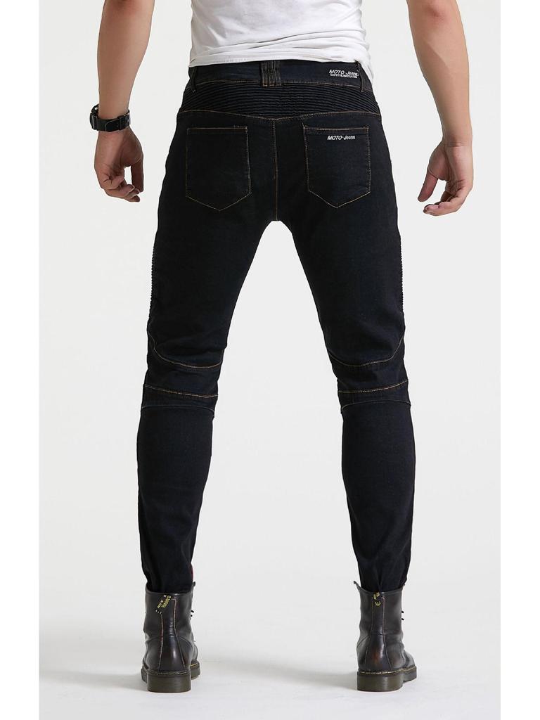 Cross-border Motorcycle Racing Straight Leg Anti-fall Riding Jeans