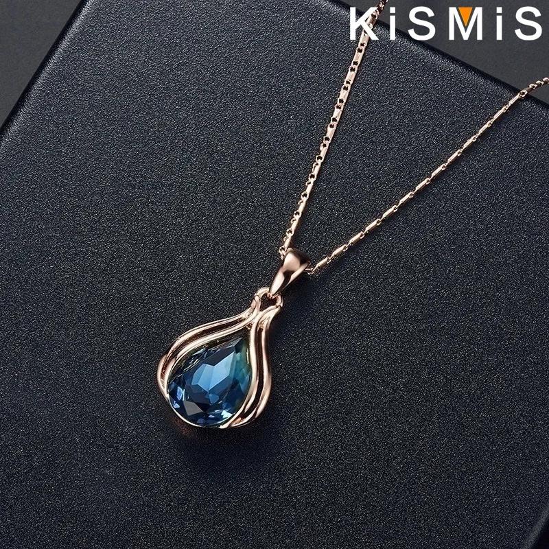 Luxury Women Water Drop Necklace Earring Jewelry Sets Fashion Party Accessories 3 Piece Set