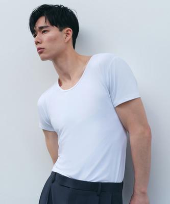 [Cooltandard] Lightweight Crew Neck Undershirt [White]